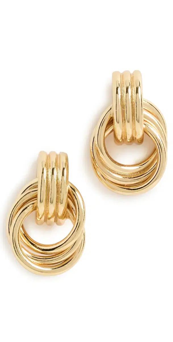 Triplet Earrings Gold One Size