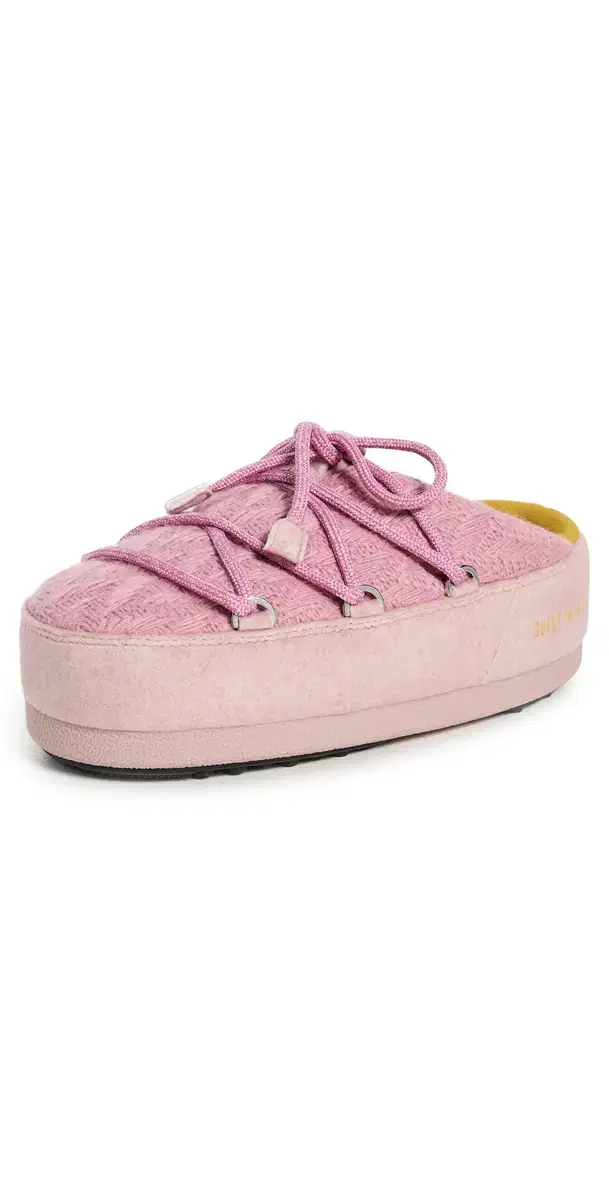 Moon Boot x Guest In Residence EVX Mules Rose