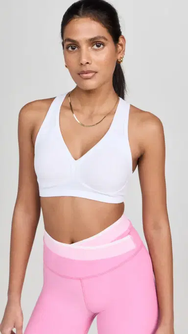 Beyond Yoga Spacedye Lift Your Spirits Bra Cloud White | Thumbnail 2