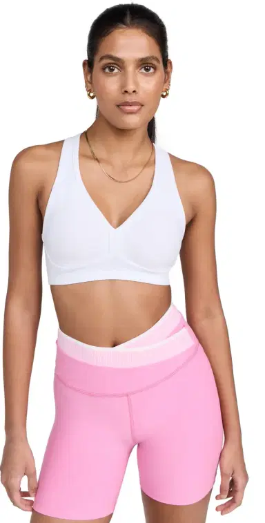 Beyond Yoga Spacedye Lift Your Spirits Bra Cloud White | Thumbnail 1