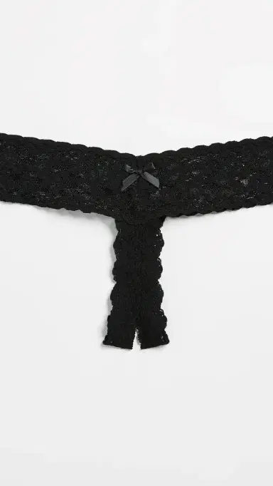 Hanky Panky After Midnight Open Gusset Low Rise Thong | Thumbnail 4