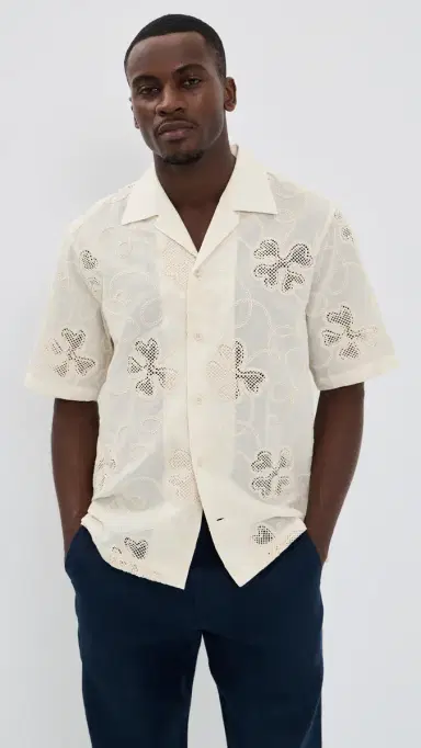 NN07 Ben Embroidered Shirt | Thumbnail 2 NN07 Ben Embroidered Shirt | Thumbnail 2