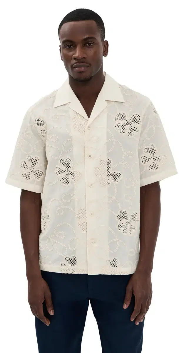 NN07 Ben Embroidered Shirt
