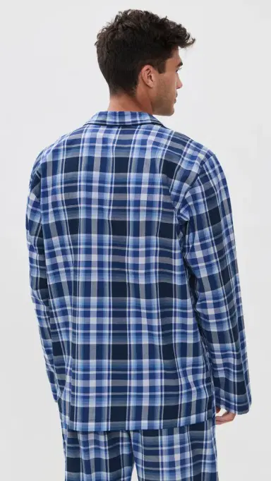 Polo Ralph Lauren Underwear Plaid Long Sleeve Pajama Shirt Monroe Plaid L | Thumbnail 3