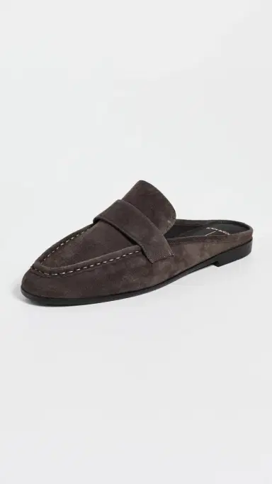 Black Suede Studio Gabby Loafers Hot Fudge Suede 35 | Thumbnail 2