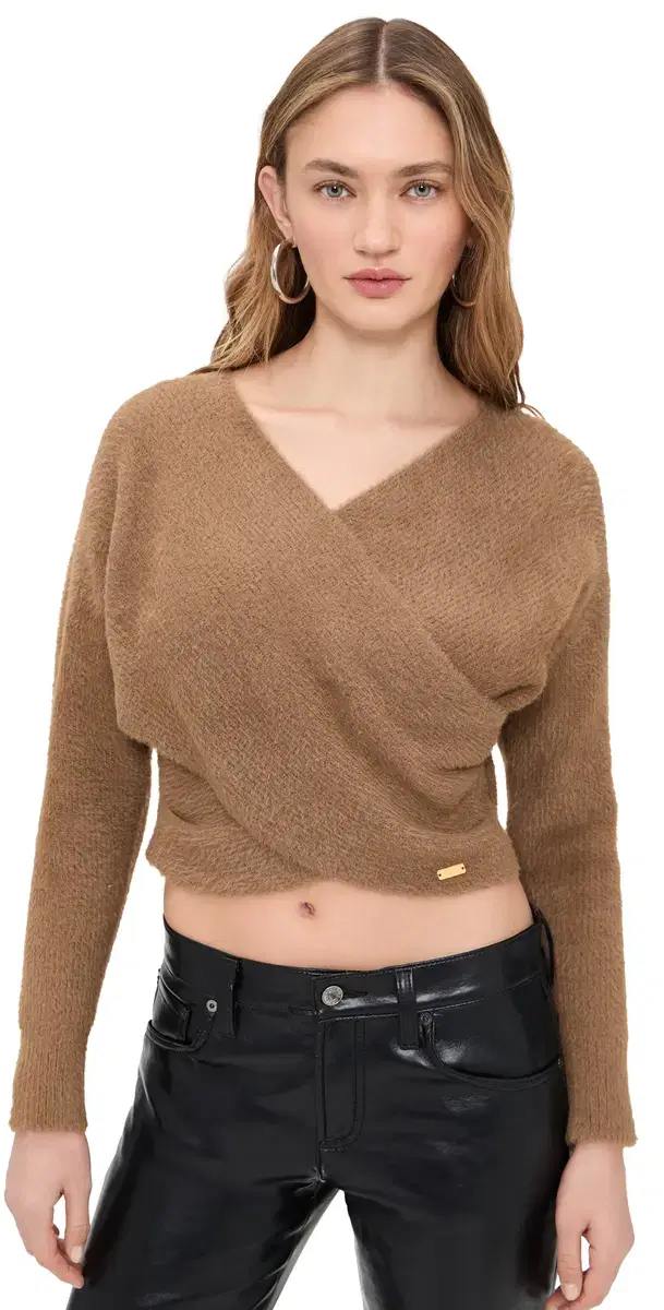 L'AGENCE Antonella urplus Pullover weater Driftwood