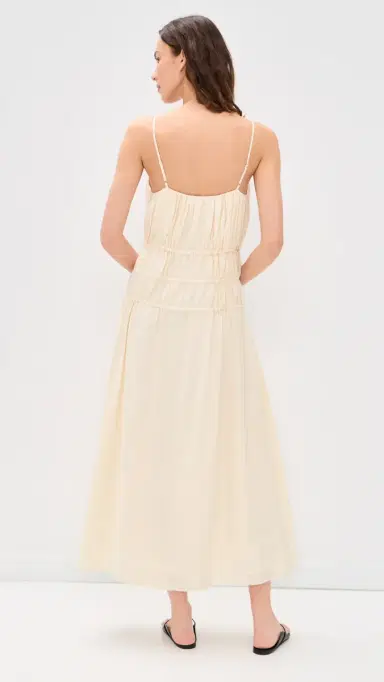 Jenni Kayne Wynn Dress Cream S | Thumbnail 3