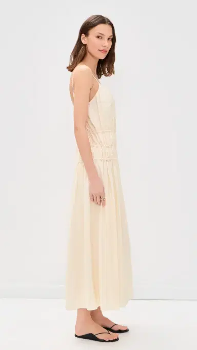 Jenni Kayne Wynn Dress Cream S | Thumbnail 4