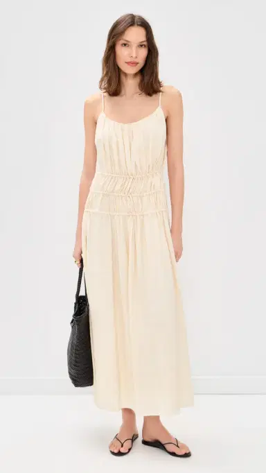 Jenni Kayne Wynn Dress Cream S | Thumbnail 5