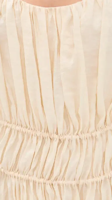 Jenni Kayne Wynn Dress Cream S | Thumbnail 6