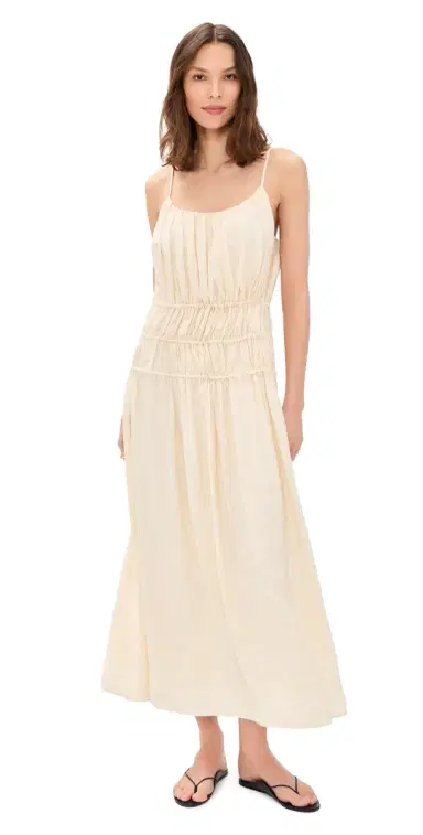 Jenni Kayne Wynn Dress Cream S | Thumbnail 1