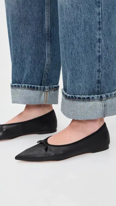 Favorite Daughter Leah Flats Black | Thumbnail 3