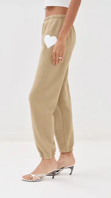 Sprwmn Heart Sweatpants Latte L | Thumbnail 4