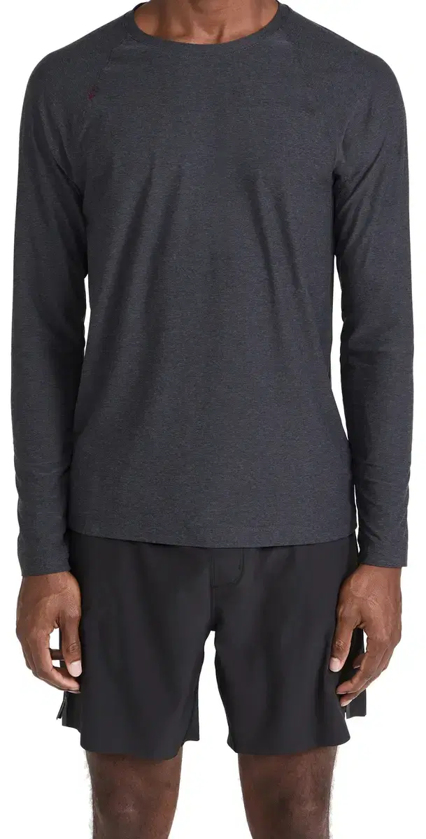 Rhone Reign ong Sleeve Tee Black Heather