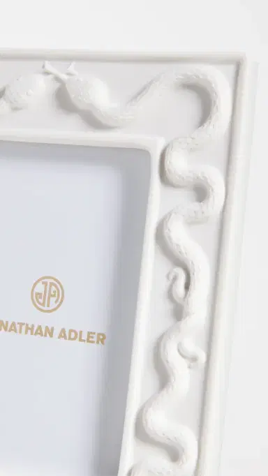 Jonathan Adler Eden Snake Frame 4x6 White One Size | Thumbnail 4