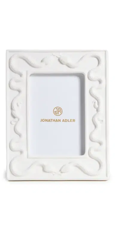 Jonathan Adler Eden Snake Frame 4x6 White One Size | Thumbnail 1