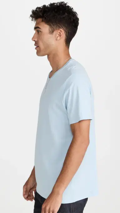 ATM Anthony Thomas Melillo Classic Jersey Crew Neck Tee Blue | Thumbnail 4 ATM Anthony Thomas Melillo Classic Jersey Crew Neck Tee Blue | Thumbnail 4
