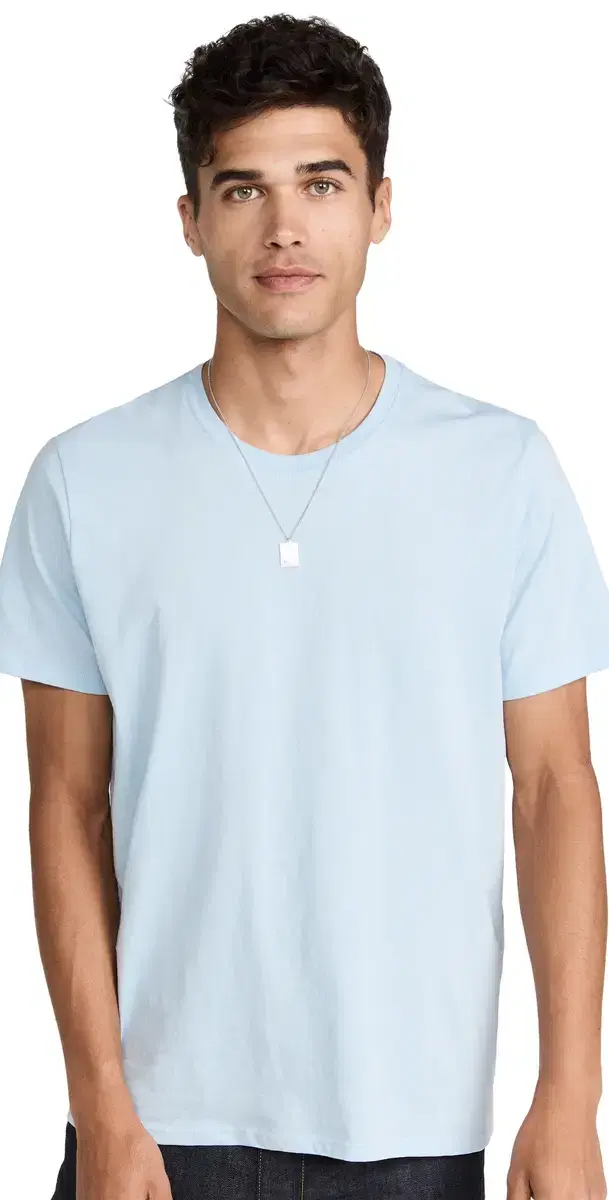 Classic Jersey Crew Neck Tee Blue