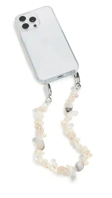 Ossa Crystal Paisley Wristlet Bone One Size | Thumbnail 5