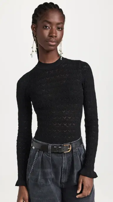 Sea Rue Fine Knit Gauge Knit High Neck Sweater | Thumbnail 2 Sea Rue Fine Knit Gauge Knit High Neck Sweater | Thumbnail 2