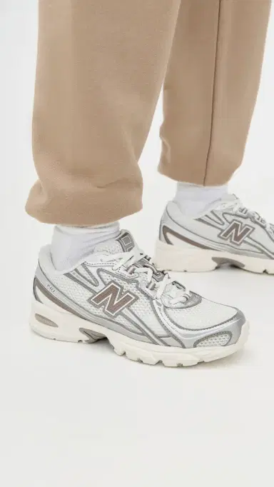 New Balance 740 Sneakers White/Brown | Thumbnail 3