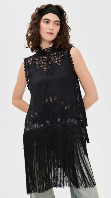 Sea Adelina Battenberg ace Vest Black | Thumbnail 2