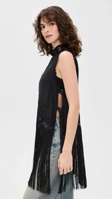 Sea Adelina Battenberg ace Vest Black | Thumbnail 4