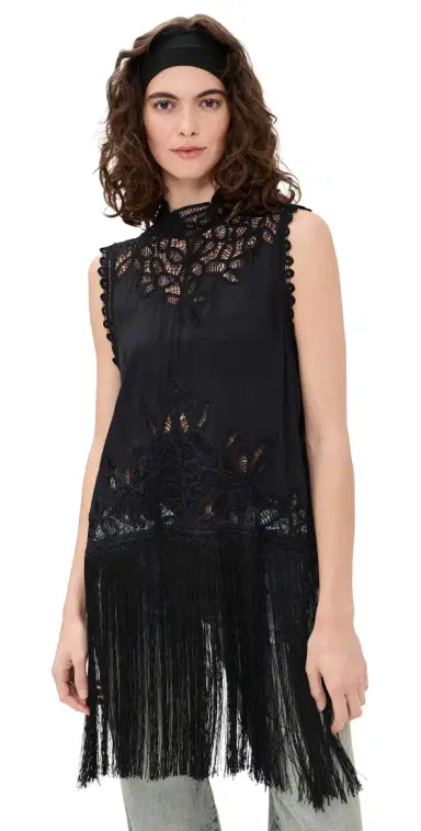 Sea Adelina Battenberg ace Vest Black | Thumbnail 1