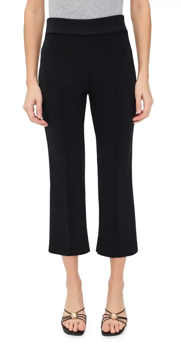 Neoprene CEO Pintuck Pants Blk