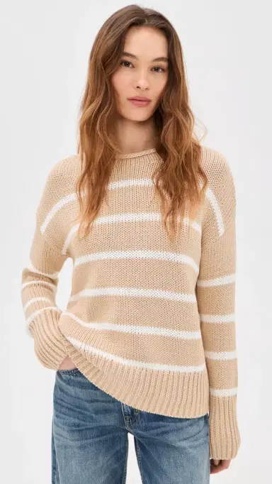 La Ligne Marina Sweater Camel/Cream L | Thumbnail 2 La Ligne Marina Sweater Camel/Cream L | Thumbnail 2
