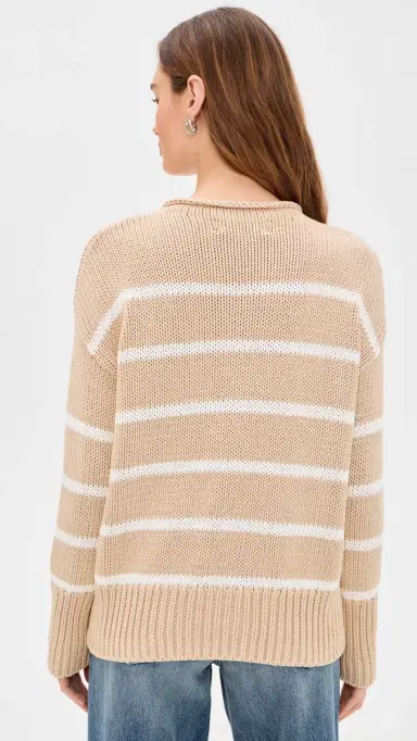 La Ligne Marina Sweater Camel/Cream L | Thumbnail 3 La Ligne Marina Sweater Camel/Cream L | Thumbnail 3