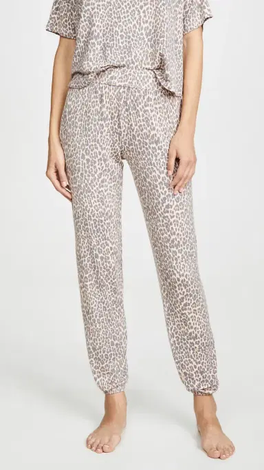 HONEYDEW Sun Lover Lounge Pajama Set eopard | Thumbnail 5