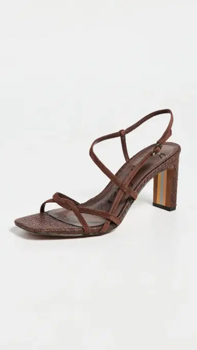 Sam Edelman Elissa Heeled Sandals Ande Brown Suede 8 | Thumbnail 2