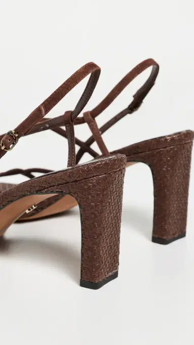 Sam Edelman Elissa Heeled Sandals Ande Brown Suede 8 | Thumbnail 4