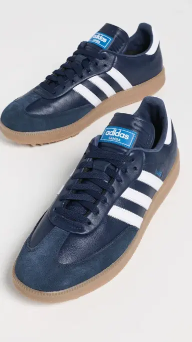 Adidas Golf Samba Spikeless Golf Shoes Night Indigo/White/Bluebird 8 | Thumbnail 4 Adidas Golf Samba Spikeless Golf Shoes Night Indigo/White/Bluebird 8 | Thumbnail 4