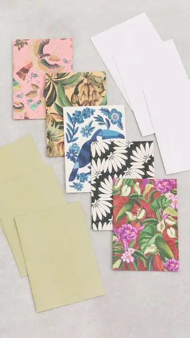 FARM Rio Tropical Garden Bright Card Set Multi One Size | Thumbnail 2