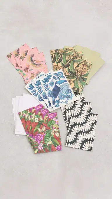FARM Rio Tropical Garden Bright Card Set Multi One Size | Thumbnail 5