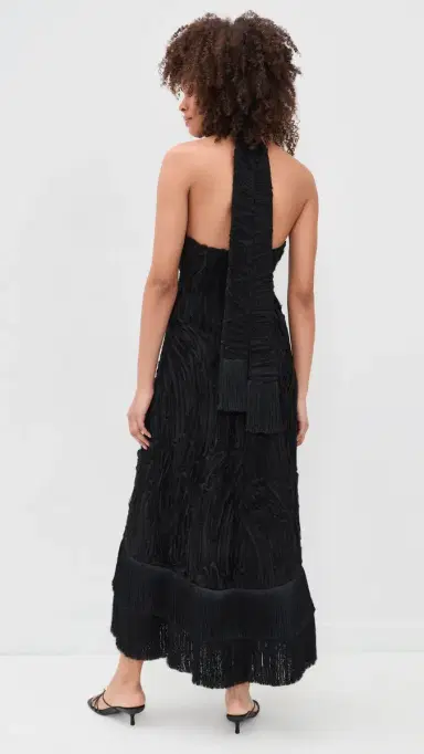ALEXIS Ambrosio Dress Black | Thumbnail 3