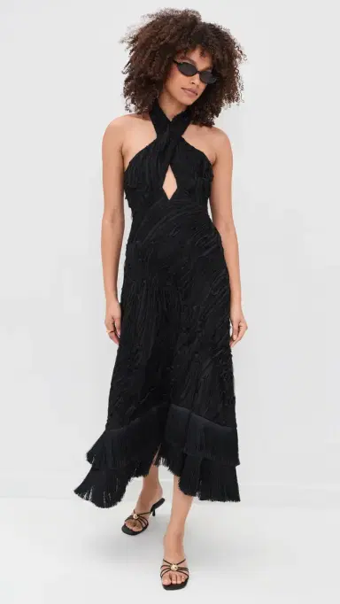 ALEXIS Ambrosio Dress Black | Thumbnail 5