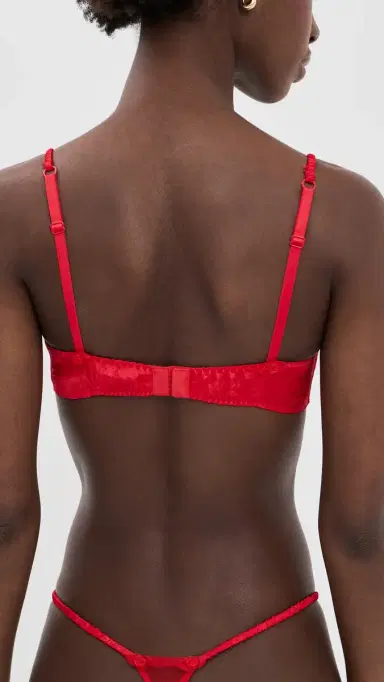 For Love & Lemons Love is a Rose Thong Panties Red | Thumbnail 3