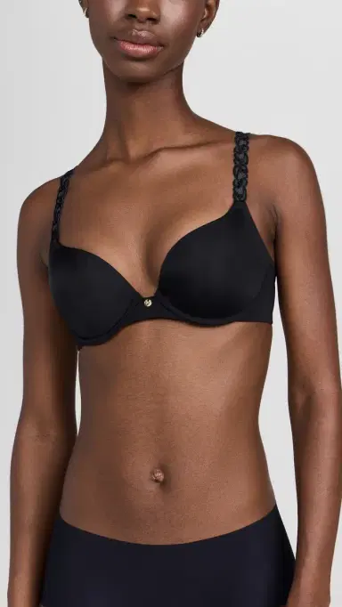 Natori Pure Luxe Push-Up Underwire Bra Black Combo 32C | Thumbnail 2 Natori Pure Luxe Push-Up Underwire Bra Black Combo 32C | Thumbnail 2
