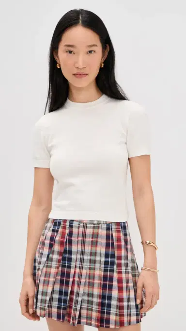 Rowing Blazers Women's Cotton Knit Tee White S | Thumbnail 2