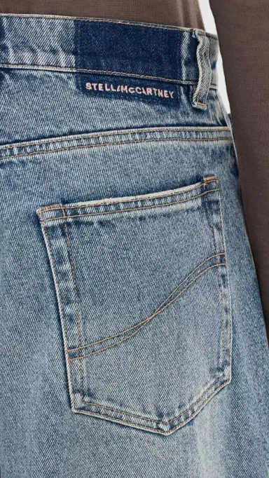 Stella McCartney Mid Blue Wide Leg Jeans Mid Blue | Thumbnail 6 Stella McCartney Mid Blue Wide Leg Jeans Mid Blue | Thumbnail 6