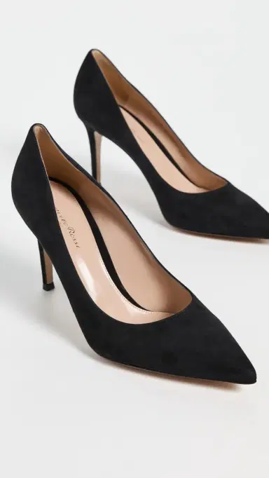 Gianvito Rossi Gianvito Camoscio Pumps 85mm Black | Thumbnail 5