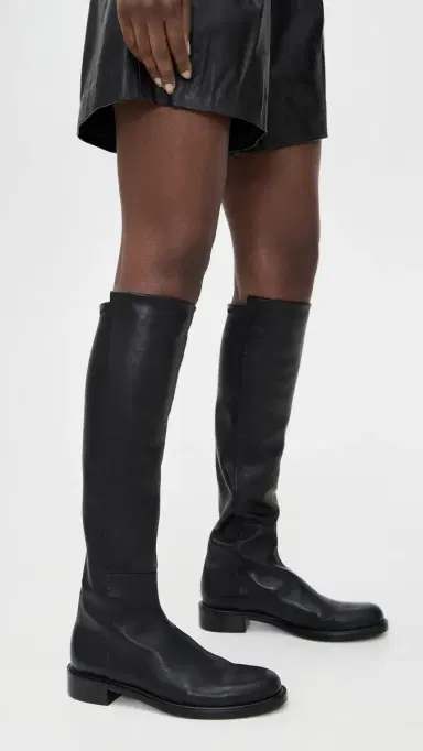 Stuart Weitzman 5050 Gisele Knee-High Boots Black 6 | Thumbnail 3