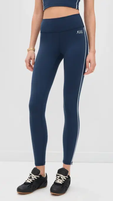 Sporty & Rich SR Runner Full Leggings Light Navy L | Thumbnail 2