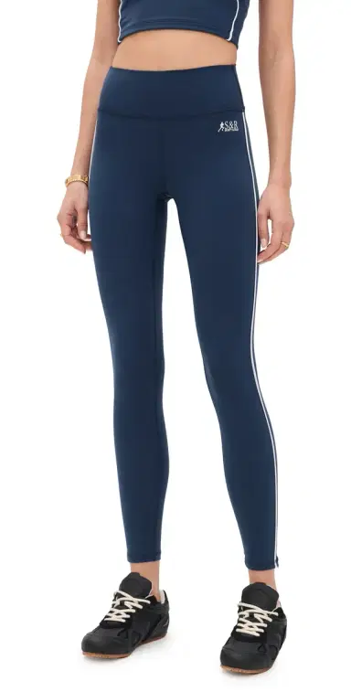 Sporty & Rich SR Runner Full Leggings Light Navy L | Thumbnail 1