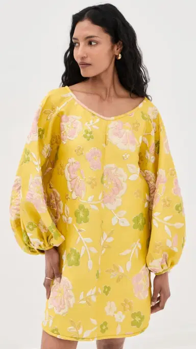 Arianne Elmy Good Luck Dress Pastel Yellow | Thumbnail 2