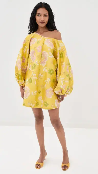 Arianne Elmy Good Luck Dress Pastel Yellow | Thumbnail 5