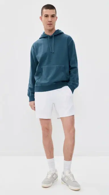 REIGNING CHAMP Midweight Terry Standard Hoodie Bermuda | Thumbnail 5 REIGNING CHAMP Midweight Terry Standard Hoodie Bermuda | Thumbnail 5